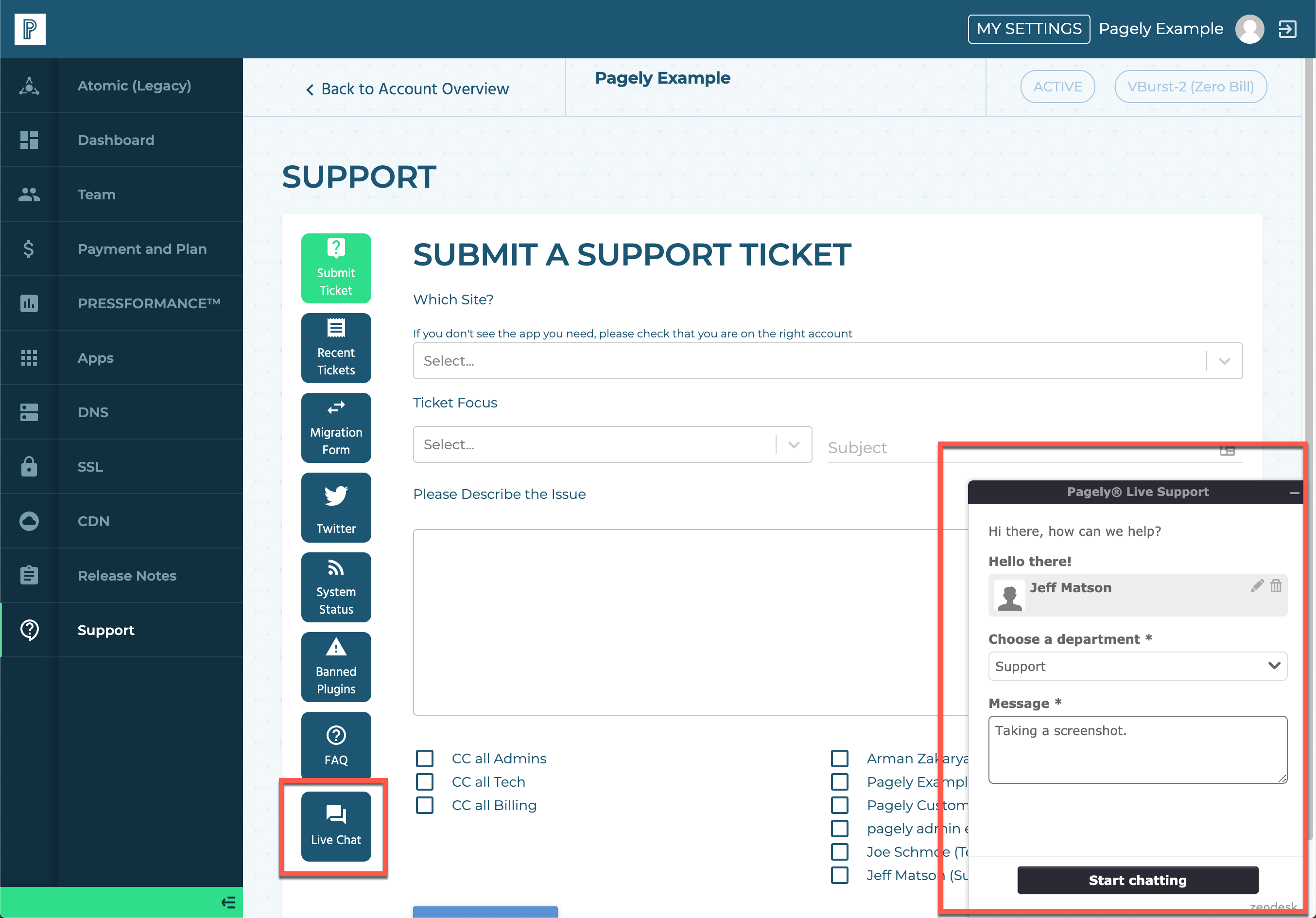 Contacting Support [Pagely® Support]